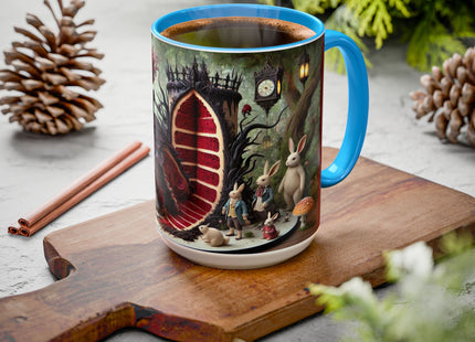 Malice in Wonderland – Gothic Halloween Colorful Mugs (11oz, 15oz)