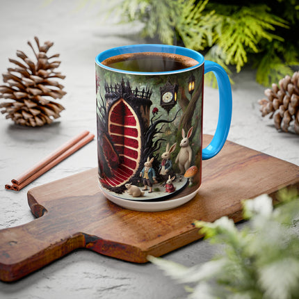 Malice in Wonderland – Gothic Halloween Colorful Mugs (11oz, 15oz)