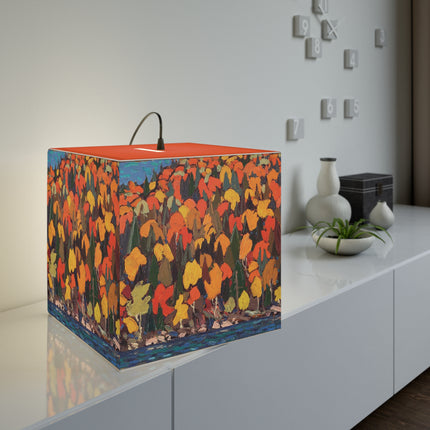 Autumn Foliage by Tom Thomson Light Cube Lamp