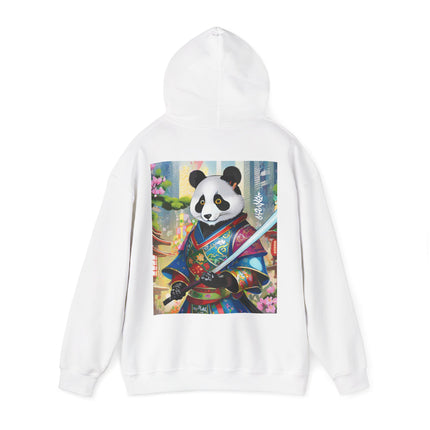 Cyberpunk Samurai Panda – Heavy Blend™ Hooded Sweatshirt