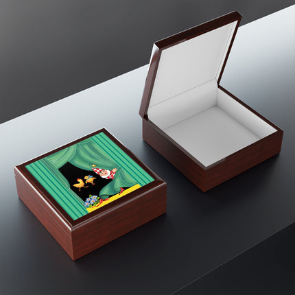 Easter Elf's Whimsy Jewelry Box