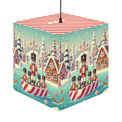 Nutcracker Candy-Striped Adventure Light Cube Lamp