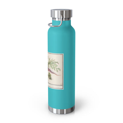 Carrot, Daucus carota and red currant, Ribes rubrum by Anselmus Boëtius de Boodt Copper Vacuum Insulated Bottle, 22oz