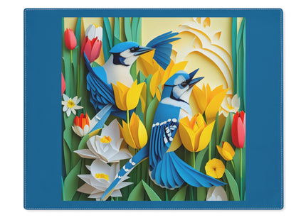 Blue Jays in a Spring Garden Placemat, 1pc