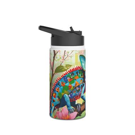 Camouflage Chameleon Stainless Steel Water Bottle