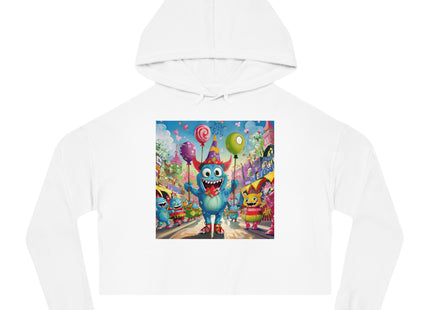 Monster Parade Madness Women’s Cropped Hooded Sweatshirt
