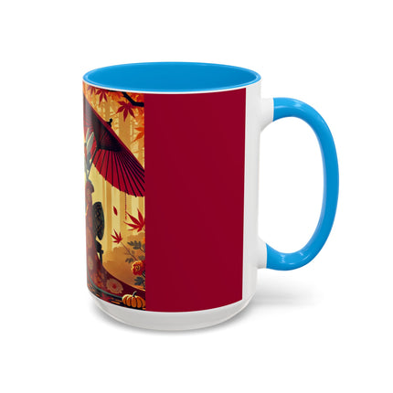 Theatrical Harvest Rabbit Colorful Mugs (11oz, 15oz)