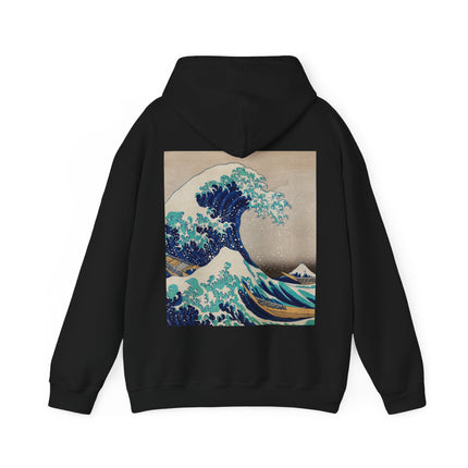 The Great Wave off Kanagawa by Katsushika Hokusai Heavy Blend™ Hooded Sweatshirt
