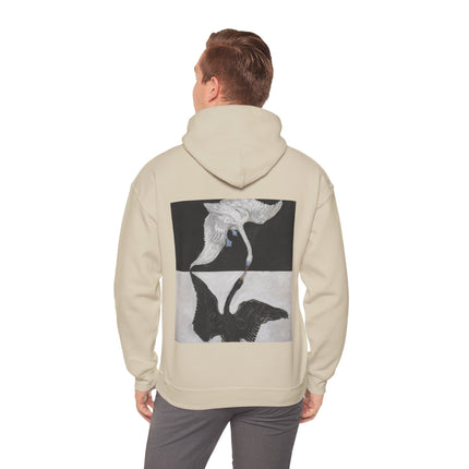 The Swan by Hilma af Klint Heavy Blend™ Hooded Sweatshirt