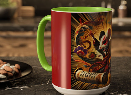 Theatrical Mouse on a Mission Colorful Mugs (11oz, 15oz)