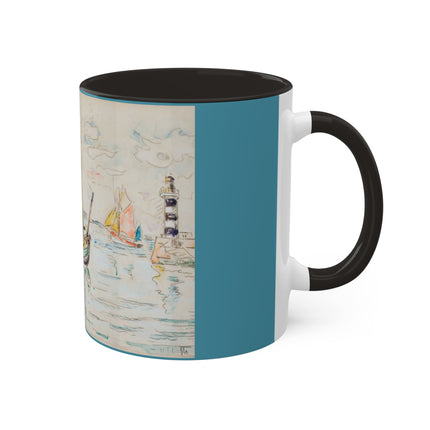 Groix by Paul Signac Colorful Mugs, 11oz