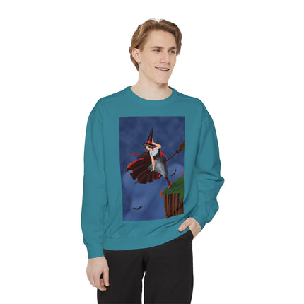 The Enchanted Witch Unisex Garment-Dyed Sweatshirt