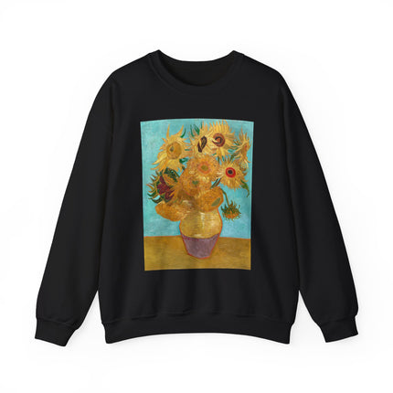 Vase with Twelve Sunflowers by Vincent Van Gogh Heavy Blend™ Crewneck Sweatshirt