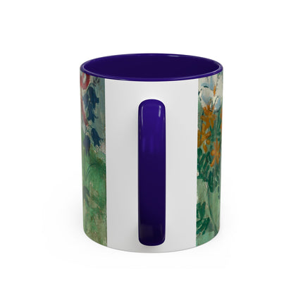 Flowers by August Babberger Colorful Mugs (11oz, 15oz)