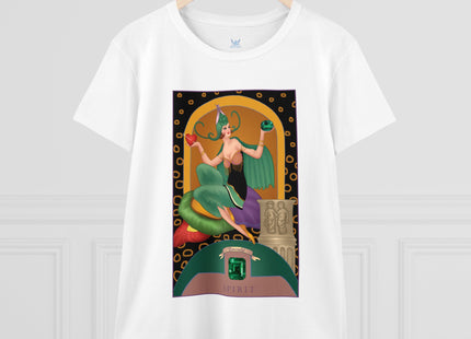 May & Emerald (from the Gem Series) by Sofia Chiostri Women's Midweight Cotton Tee