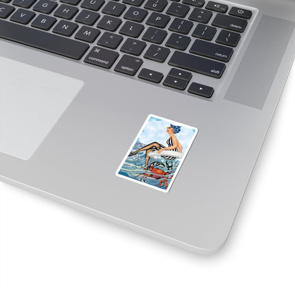 Playful Waves and Fashion Follies Kiss-Cut Stickers (4 Sizes)
