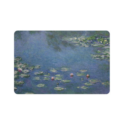 Claude Monet Water Lilies Pet Food Mat – Pond Reflections
