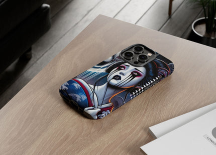 Geisha’s Black Ink Tears Phone Cases