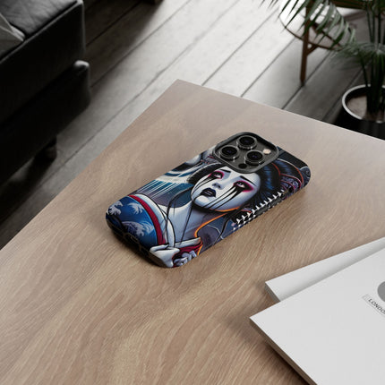 Geisha’s Black Ink Tears Phone Cases