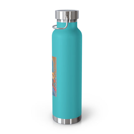 April & Diamond (from the Gem Series) by Sofia Chiostri Copper Vacuum Insulated Bottle, 22oz