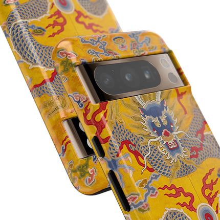 Majestic Dragon Regalia – Imperial 12-Symbol Robe Phone Cases
