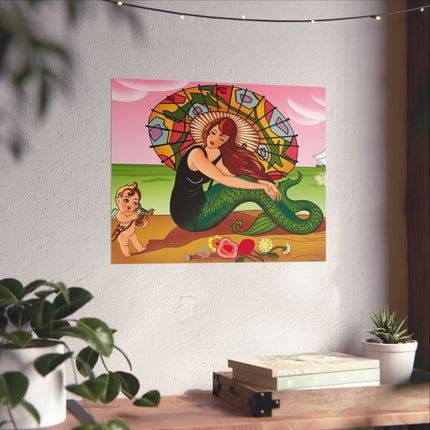 Siren Serenade Premium Matte horizontal posters