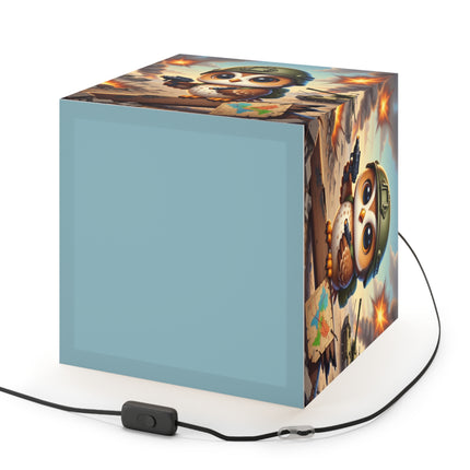 🦉🌟 The Owl on the Front Lines Light Cube Lamp – Courage & Quiet Strength