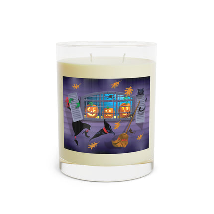 Whimsical Halloween Mischief Scented Candle - Full Glass, 11oz