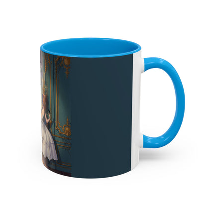 🕯️🎃 The Moonlit Manor Drawing Room Colorful Mug – Elegant Halloween Charm