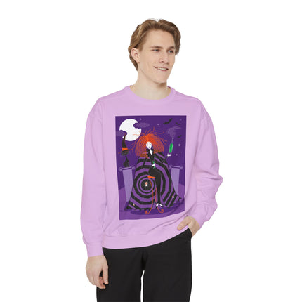 Mystic Elegance Unisex Garment-Dyed Sweatshirt
