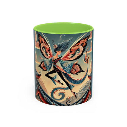 Dragon Fairy of the Temple Colorful Mugs (11oz, 15oz)
