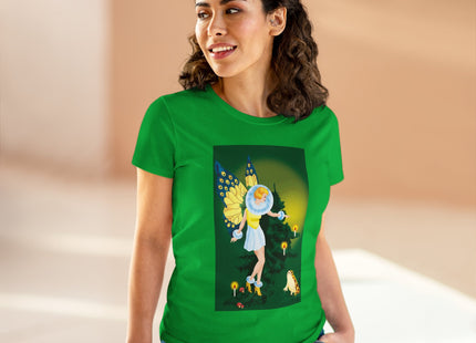The Enchanted Encounter Women's Midweight Cotton Tee