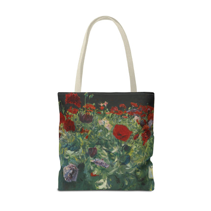 Poppies (A Study of Poppies for Carnation, Lily, Lily, Rose) by John Singer Sargent Tote Bag (AOP)