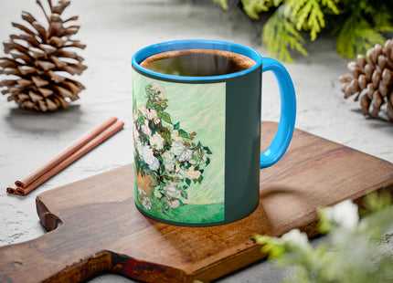 Roses by Vincent Van Gogh Colorful Mugs (11oz, 15oz)