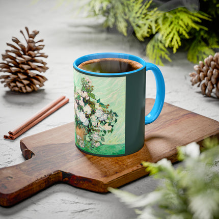 Roses by Vincent Van Gogh Colorful Mugs (11oz, 15oz)