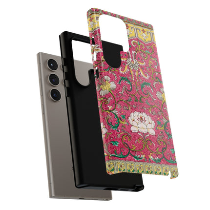 Pink Floral Pattern by Owen Jones Phone Cases