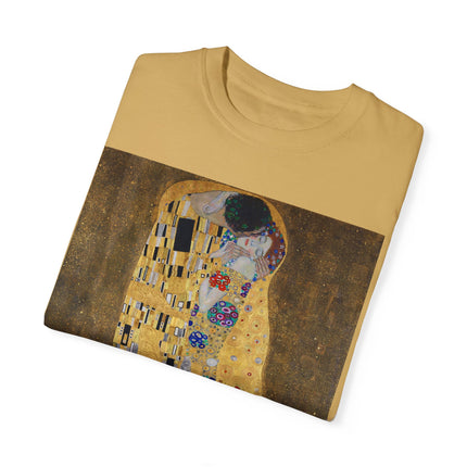 The Kiss by Gustav Klimt Unisex Garment-Dyed T-shirt