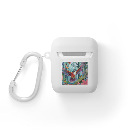 A Colorful Raptor AirPods Case Cover