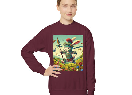 Rabbit Gladiator Youth Crewneck Sweatshirt