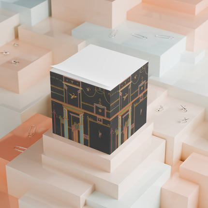 Pompeii Walls Pl.04 by Victor Steeger Note Cube