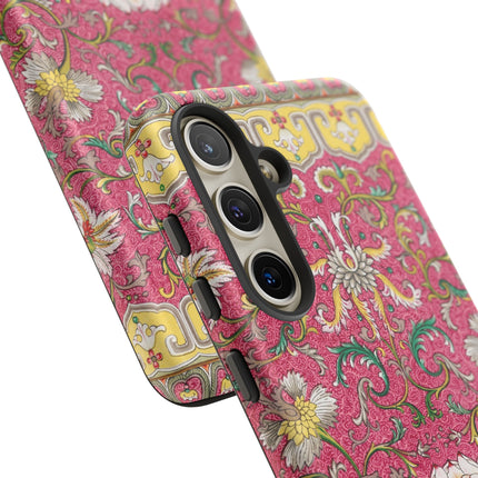 Pink Floral Pattern by Owen Jones Phone Cases