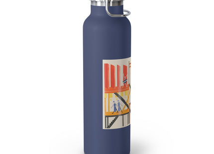 Maquettes de Théatre 4 by Alexandra Exter Copper Vacuum Insulated Bottle, 22oz