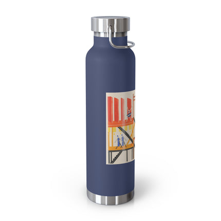 Maquettes de Théatre 4 by Alexandra Exter Copper Vacuum Insulated Bottle, 22oz