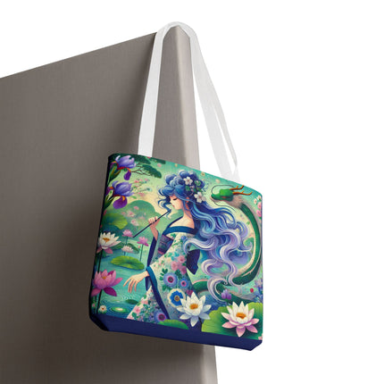 Fairy of the Koi Pond Tote Bag – Mystical Harmony & Pond Enchantment