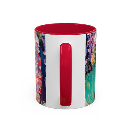 Golden Wisteria Symphony Colorful Mugs (11oz, 15oz)