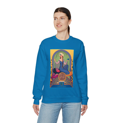 December & Tanzanite (from the Gem Series) by Sofia Chiostri Heavy Blend™ Crewneck Sweatshirt