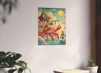 The Celestial Crab Navigator Matte Vertical Posters