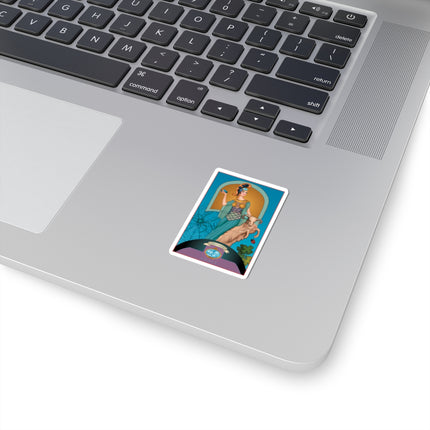 March & Aquamarine (Gem Series) by Sofia Chiostri Copper Kiss-Cut Stickers (4 Sizes)