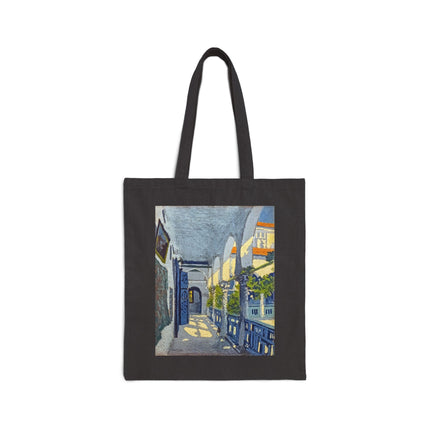 Gallery of a Moroccan Riad by George Gaudion Cotton Canvas Tote Bag