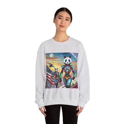 Cyber Punk Robots Unisex Heavy Blend™ Crewneck Sweatshirt